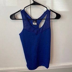 Blue Nike workout tank